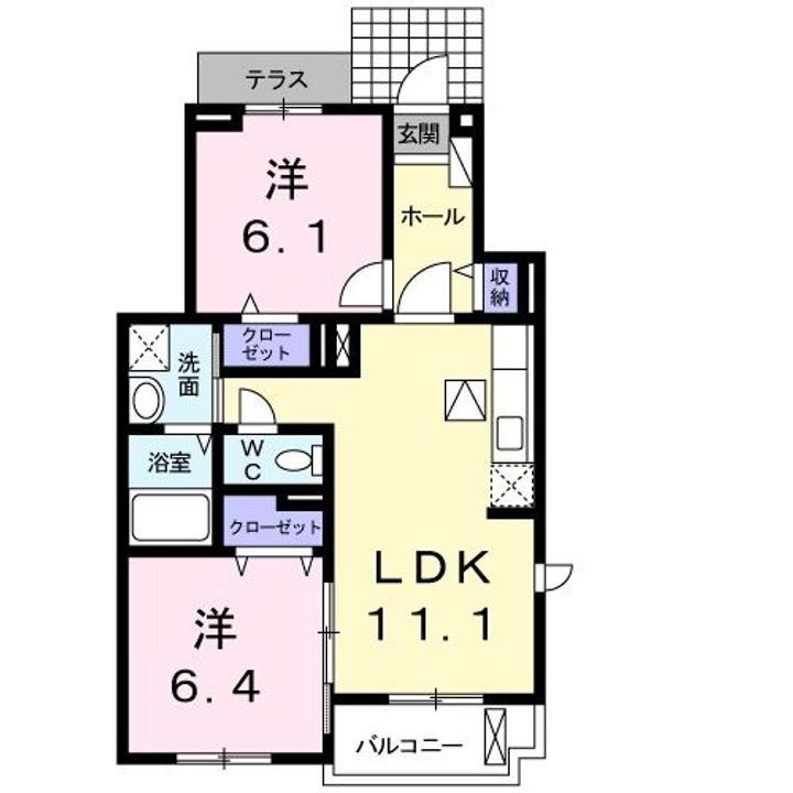 Stradi Variusの間取り
