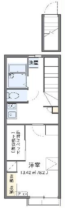 レオパレスステージ 栄華の間取り