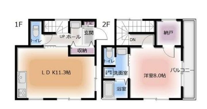 エクセル大久保の間取り