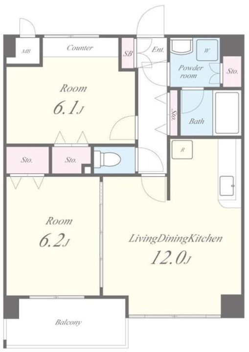 シャンドローズの間取り