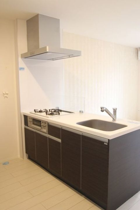 福島県郡山市富久山町福原字前物打(アパート)の賃貸物件のキッチン