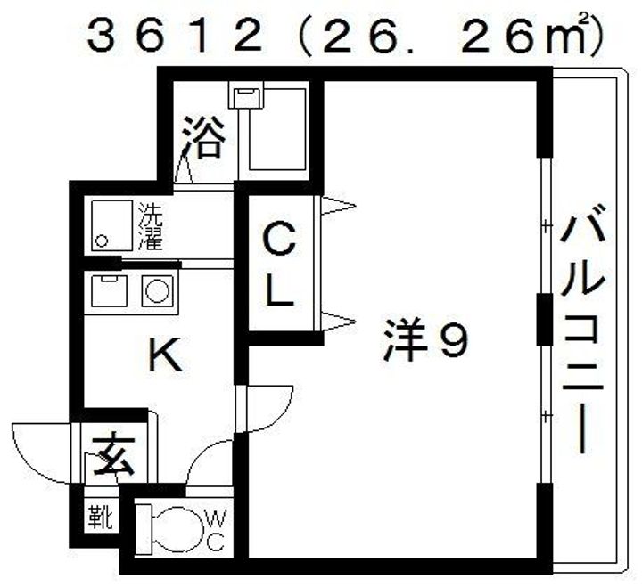 サンコークレアールの間取り