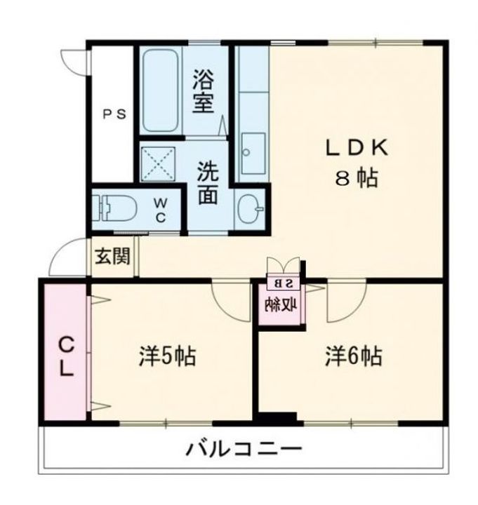 兵庫県神戸市西区玉津町高津橋(マンション)の賃貸物件の間取り
