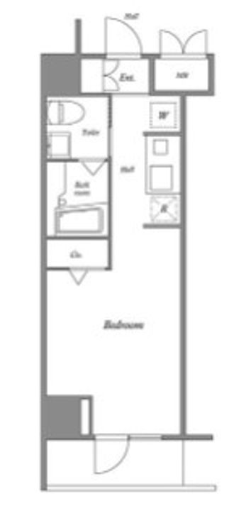 ルクレ西新宿の間取り