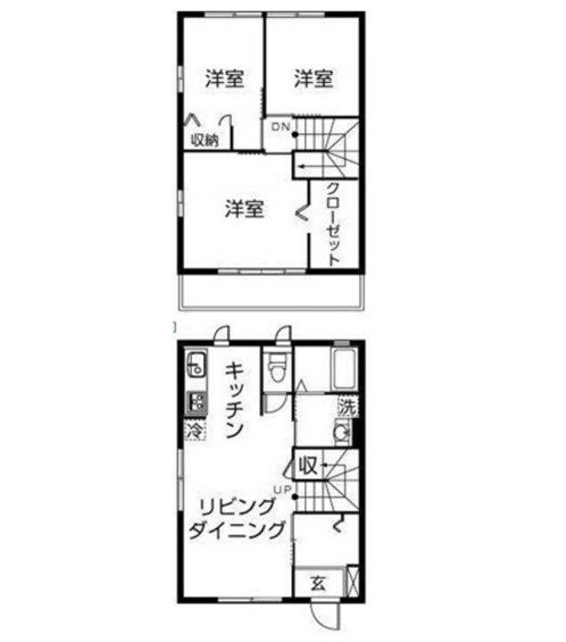 fineland A棟の間取り