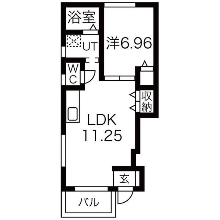 サニーハイツの間取り