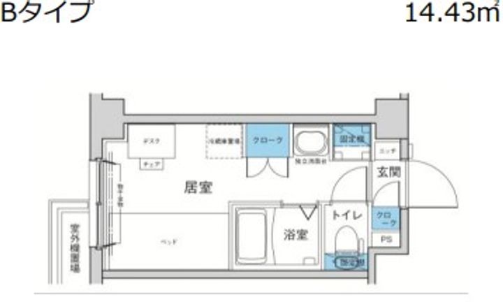 キャンパスヴィレッジ元住吉の間取り