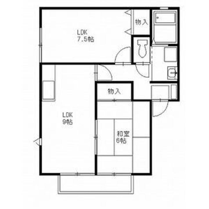 コスモス(石橋)の間取り