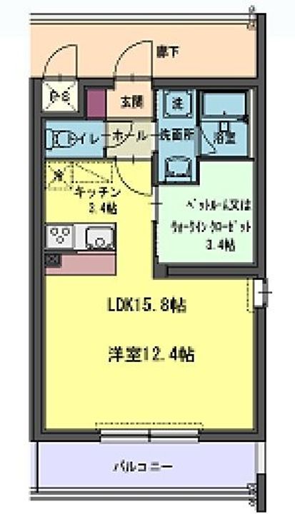 コルトーナ壱番館の間取り