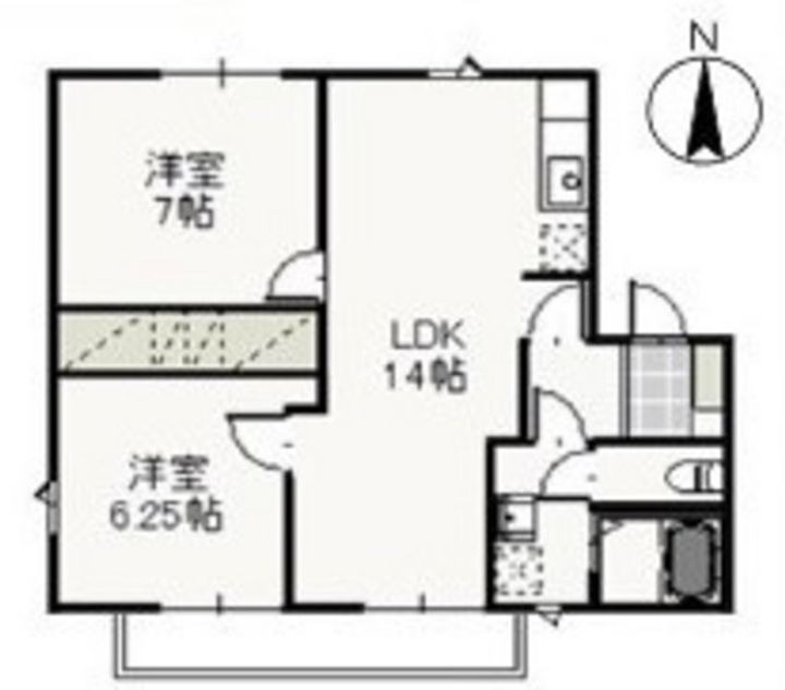 ブルーベリーパレスの間取り