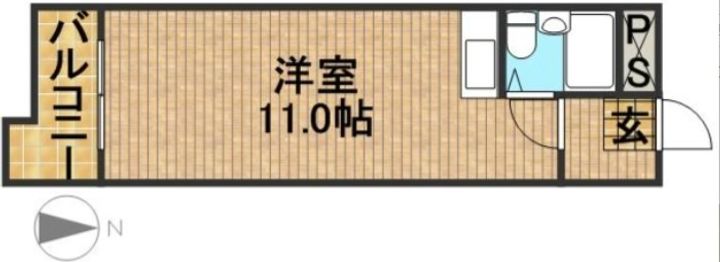静岡県浜松市中央区原島町(マンション)の賃貸物件の間取り