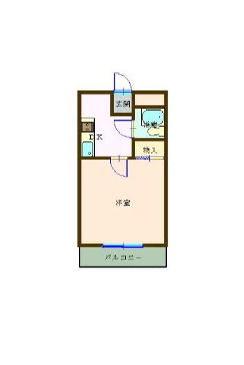 神奈川県横浜市緑区十日市場町(マンション)の賃貸物件の間取り