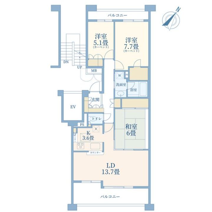 志木ニュータウンガーデンプラザ壱番館の間取り