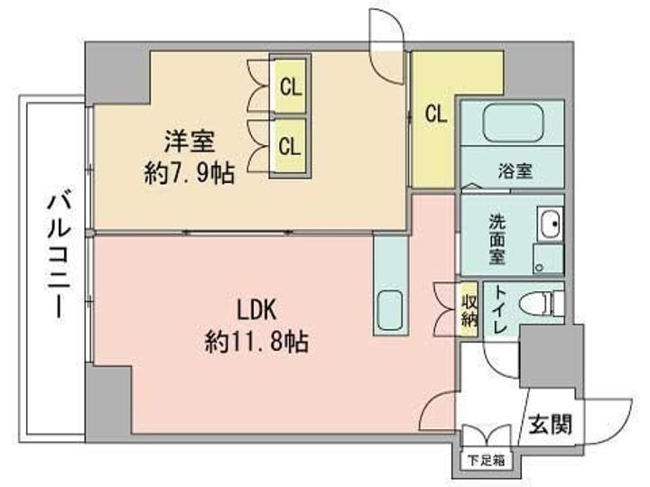 アルファスクエア南4条東の間取り