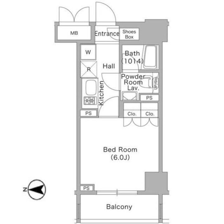 東京都文京区西片1(マンション)の賃貸物件の間取り