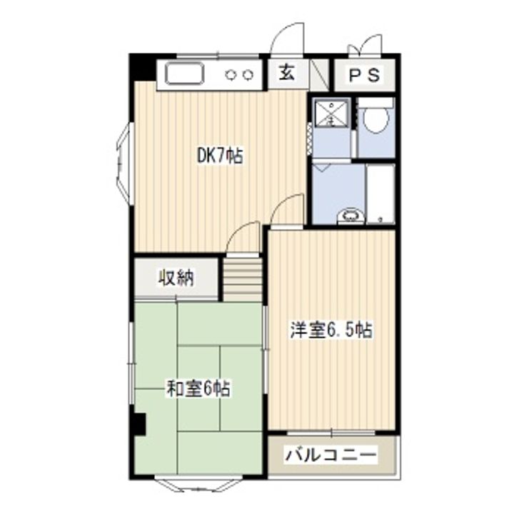 アヴェニュー成城1号館の間取り