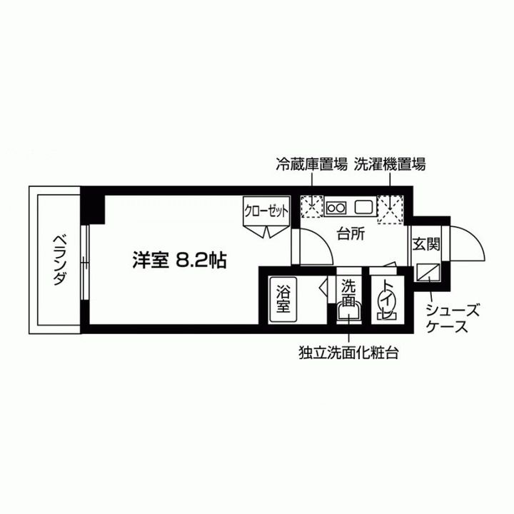 クレシアトモエの間取り