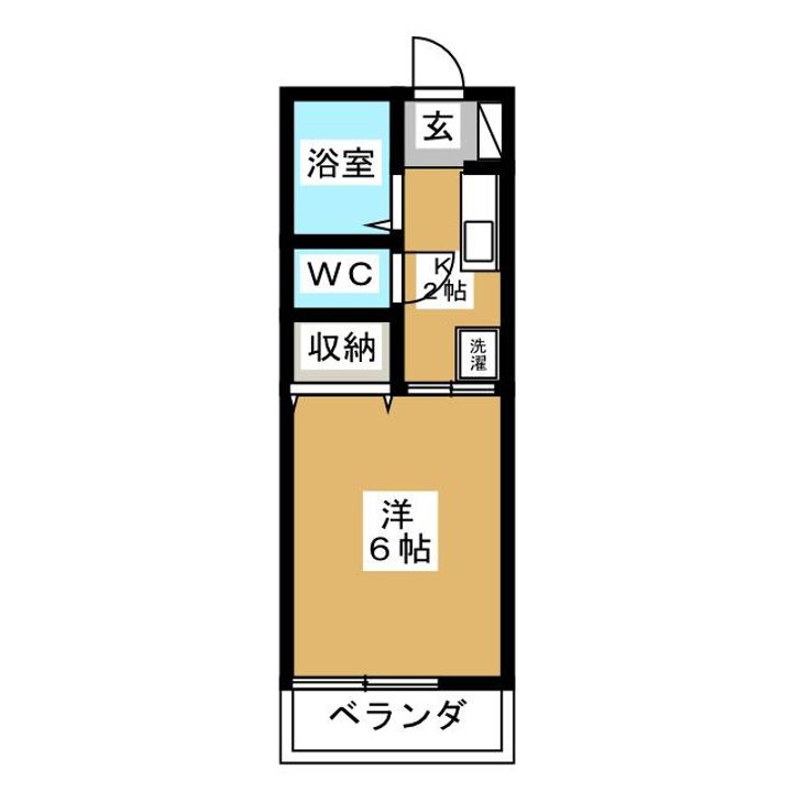 YHハイツの間取り
