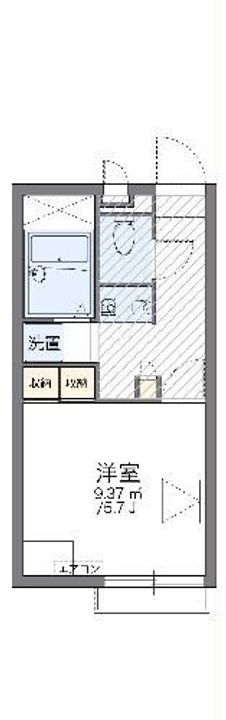 レオパレスデイジー上並榎の間取り