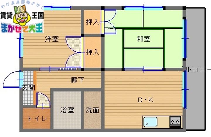 コーポ三輪の間取り
