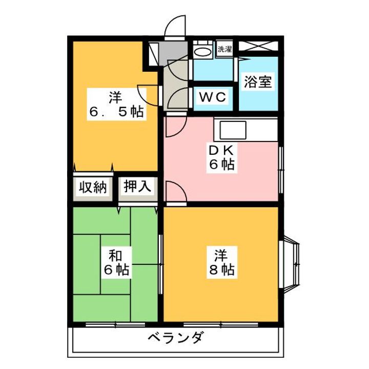 キャッスルハイアットの間取り