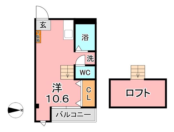 岡山県倉敷市松島(マンション)の賃貸物件の間取り