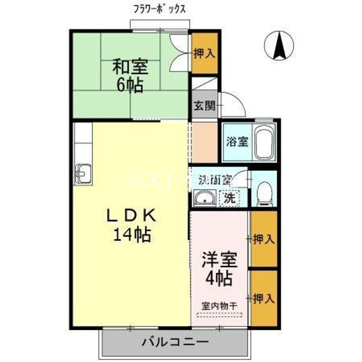 セジュール桜町の地図