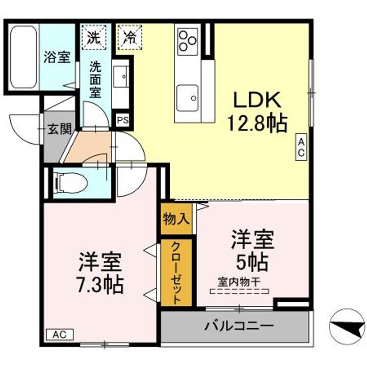 メラヴィリア西町の間取り