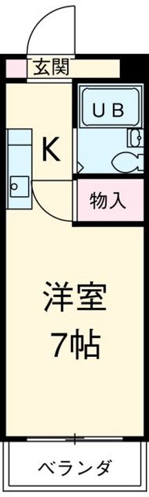 KMハイツの間取り