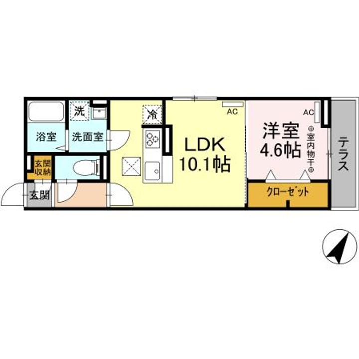 Dフラット恋ヶ窪の間取り