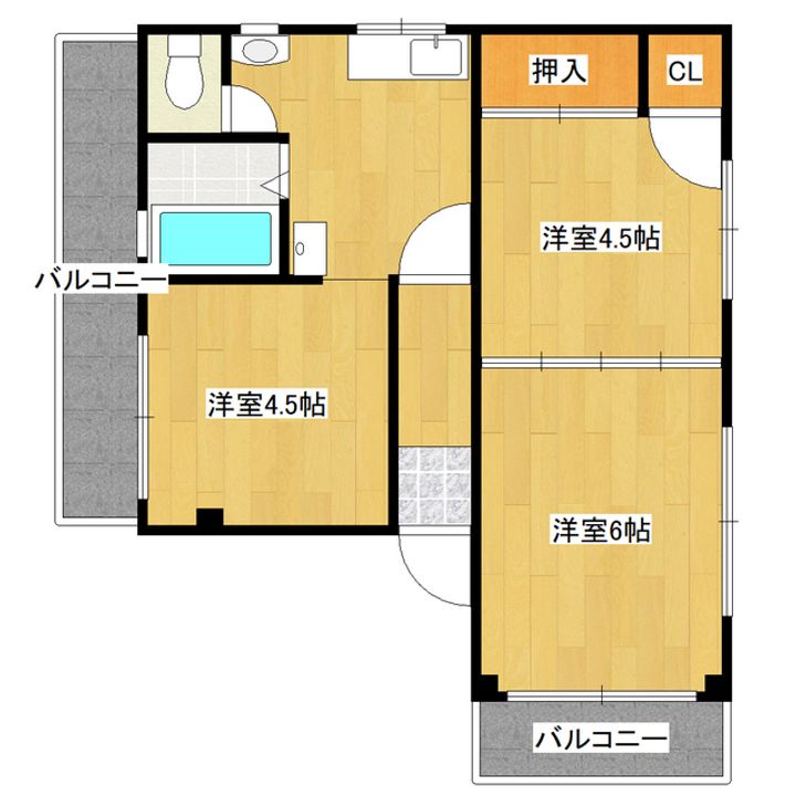 金城ビルの間取り