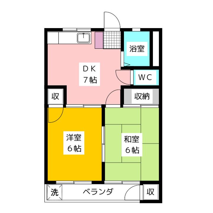 マンション武蔵ヶ丘の間取り