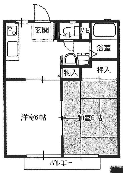 サンシティ松尾の間取り