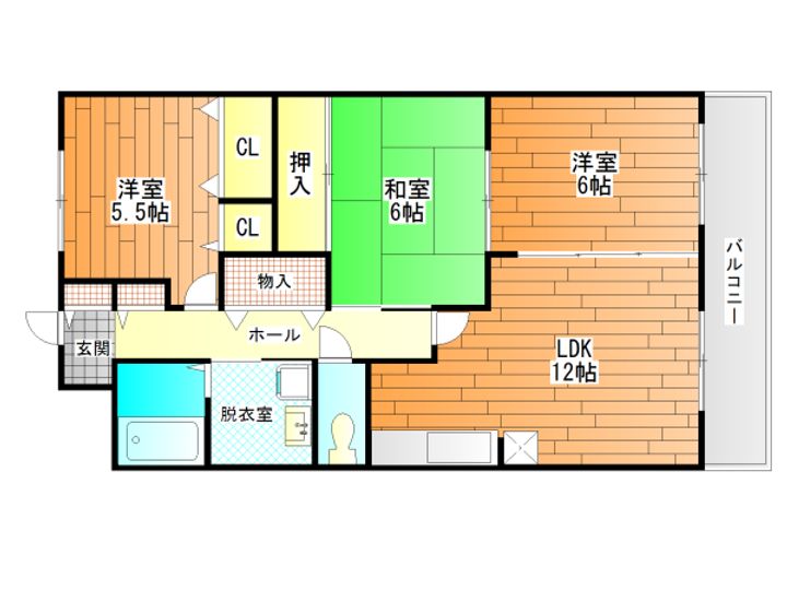 メゾンポレールの間取り