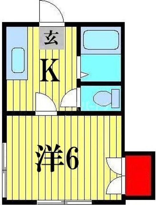 南柏オカモトコーポの間取り