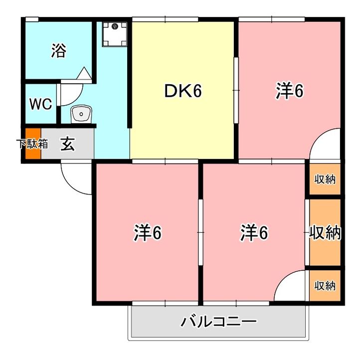 岡山県倉敷市連島2(マンション)の賃貸物件の間取り