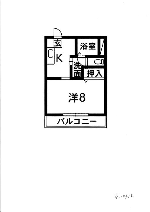 ファミール大江の間取り