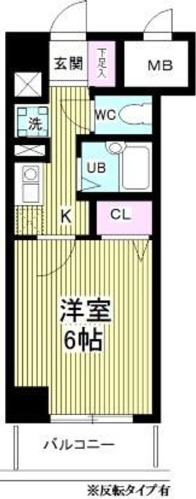 芝コーポ三号館の間取り
