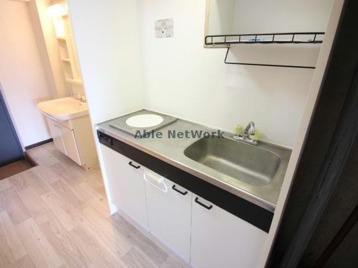 宮崎県都城市郡元町(マンション)の賃貸物件のキッチン