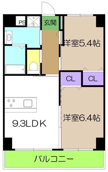 みつばちレジデンスの間取り