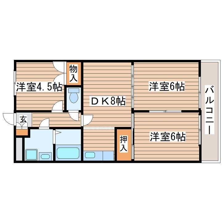 DIO-KANの間取り
