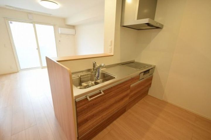 兵庫県神戸市北区道場町日下部(アパート)の賃貸物件のキッチン