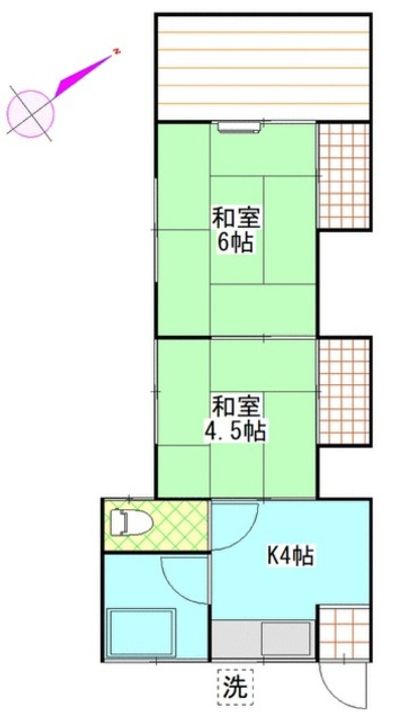 五月荘の間取り
