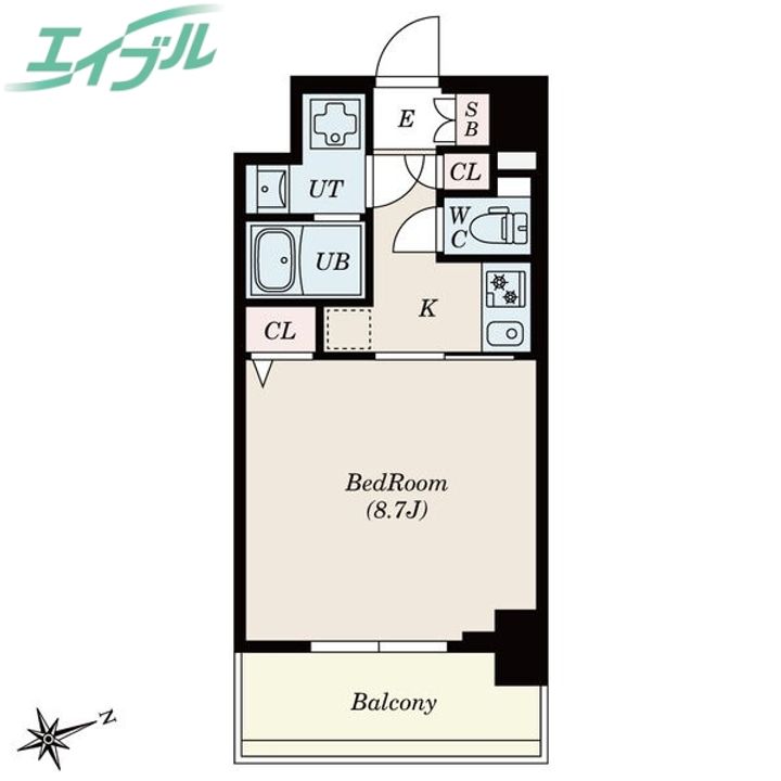 S-RESIDENCE四日市安島aloggioの間取り