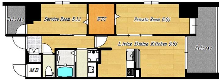 The Ark(ジ アーク)の間取り
