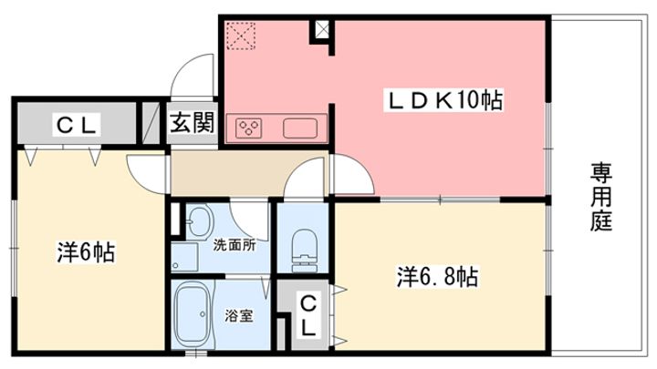 パインズ甲子園の間取り