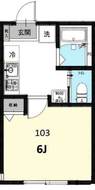 千葉県松戸市西馬橋1(アパート)の賃貸物件の間取り