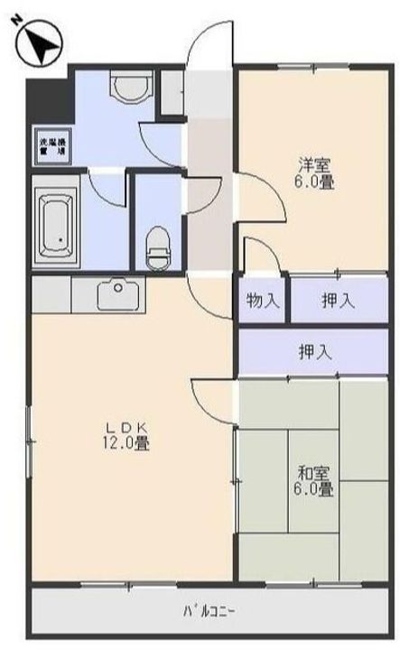 群馬県前橋市川原町1(マンション)の賃貸物件の間取り