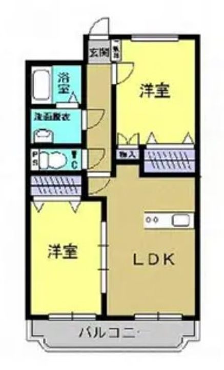 新潟県新潟市江南区亀田(マンション)の賃貸物件の間取り