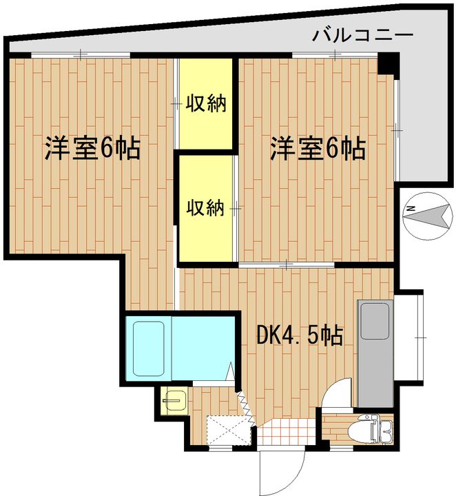 新明ハイムの間取り